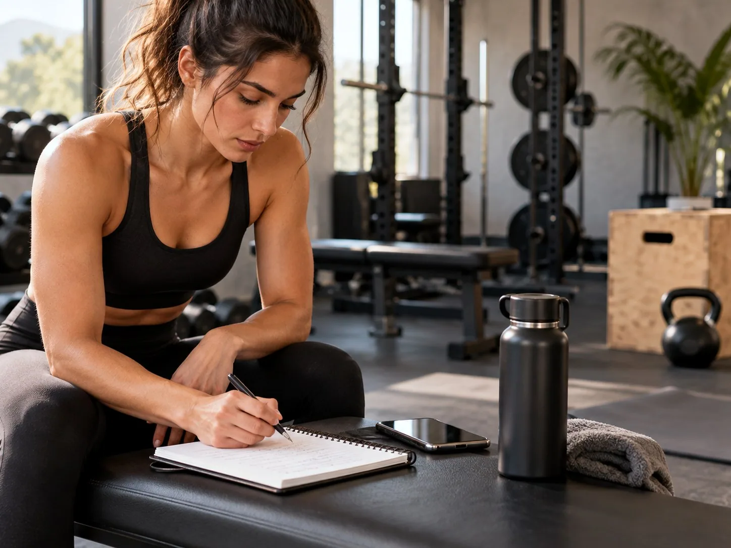 Rutina de gimnasio de 3 días para ganar músculo