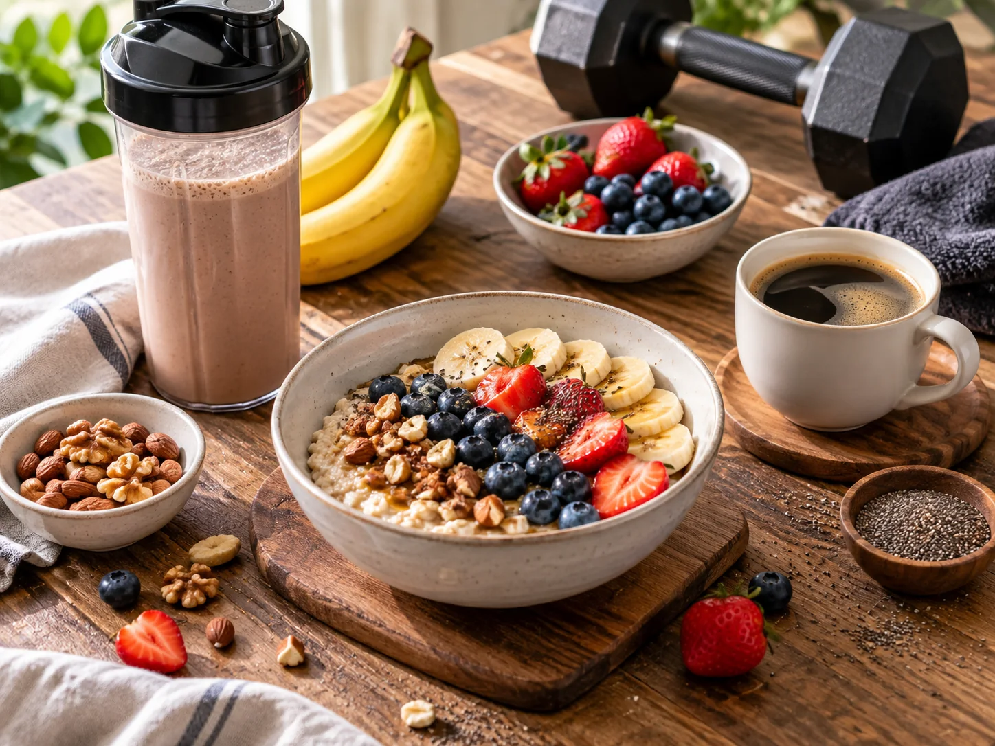 Desayuno para ganar masa muscular: ideas equilibradas