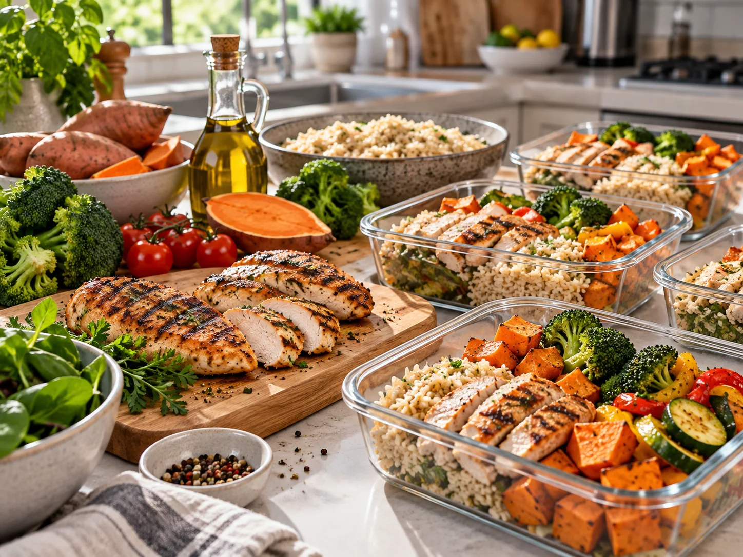 Dieta para ganar masa muscular: principios y ejemplo